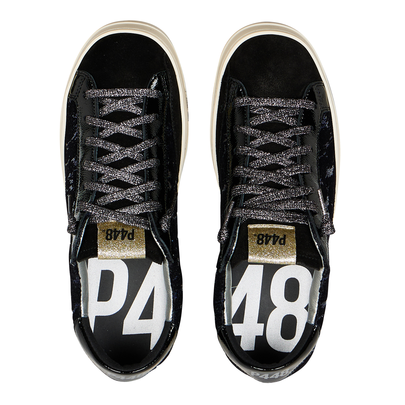 JOHN - Baskets basses en cuir | Noir