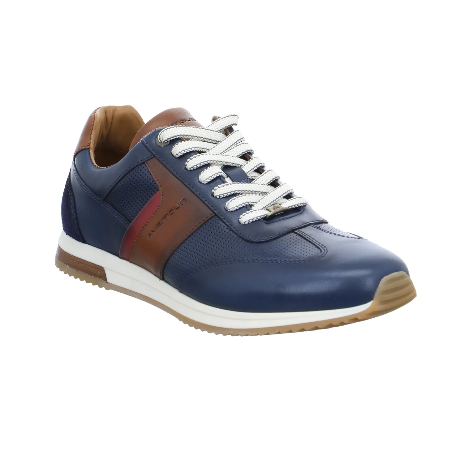AMBITIOUS Halbschuhe Sneaker Blau Leder