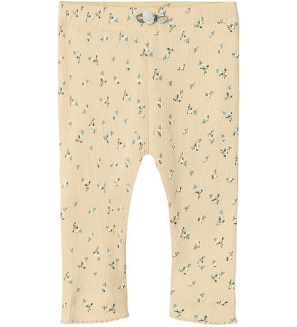 Name It Leggings - Rib - NbfHoise - Sonne Kiss m. Blumen