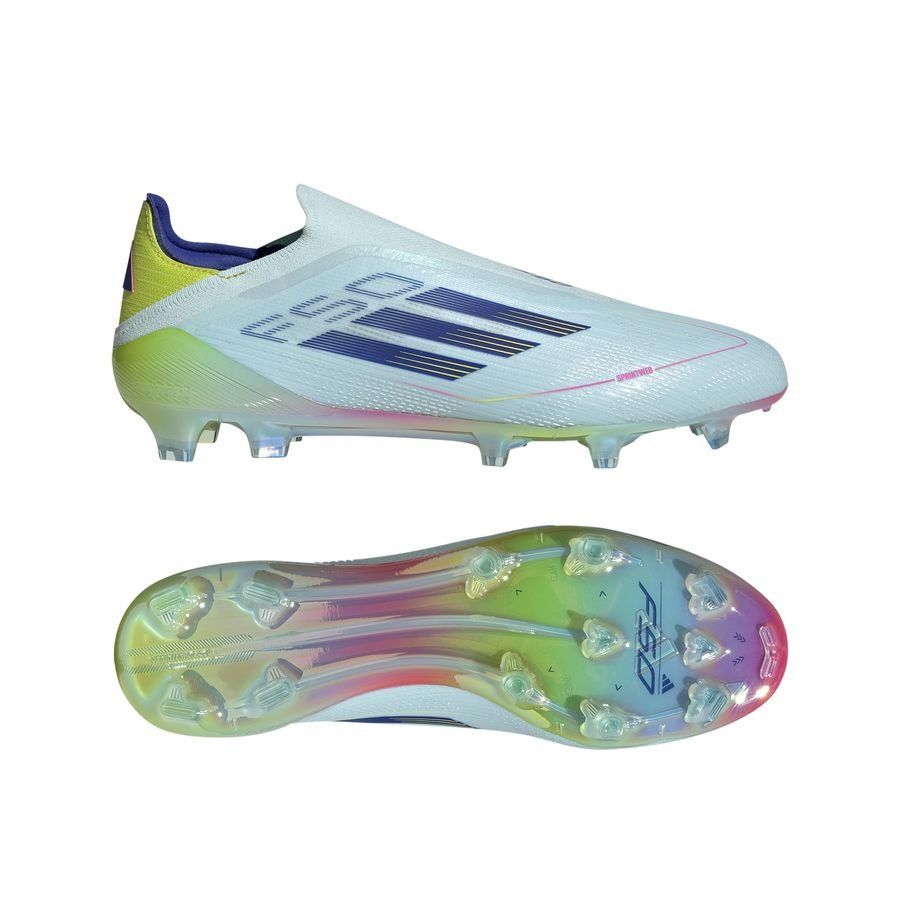 adidas F50 Elite Laceless FG Stellar Icon - Almost Blue/Bleu/Jaune