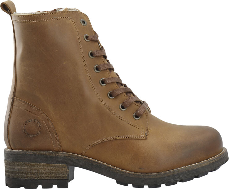 Cashott CASKARLA Lace Boot WR Warm Lining Oil Nubuck Bison
