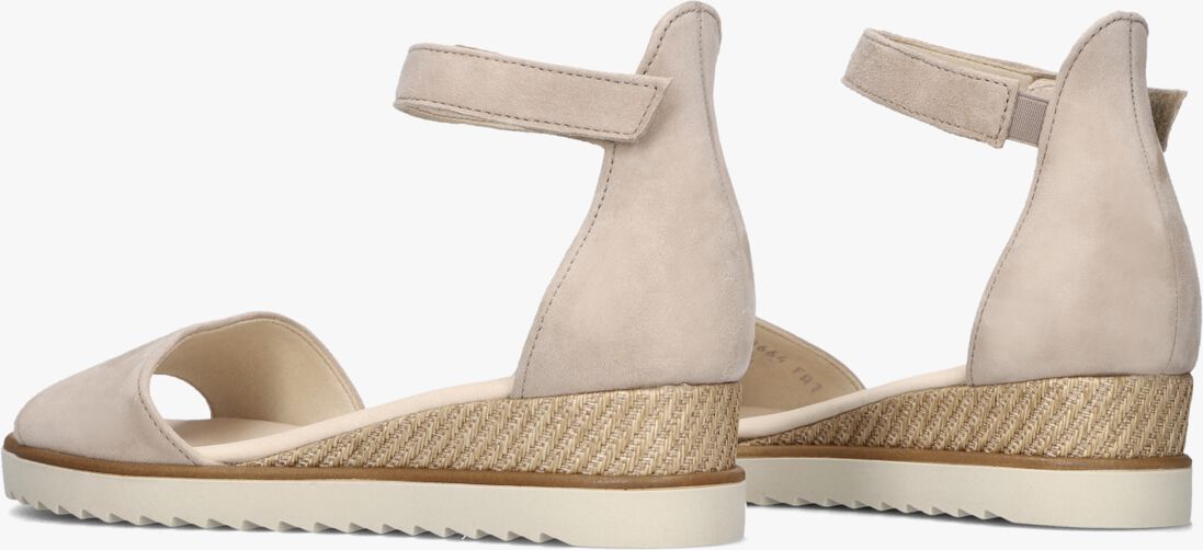 beige gabor sandalen met hak 780.2
