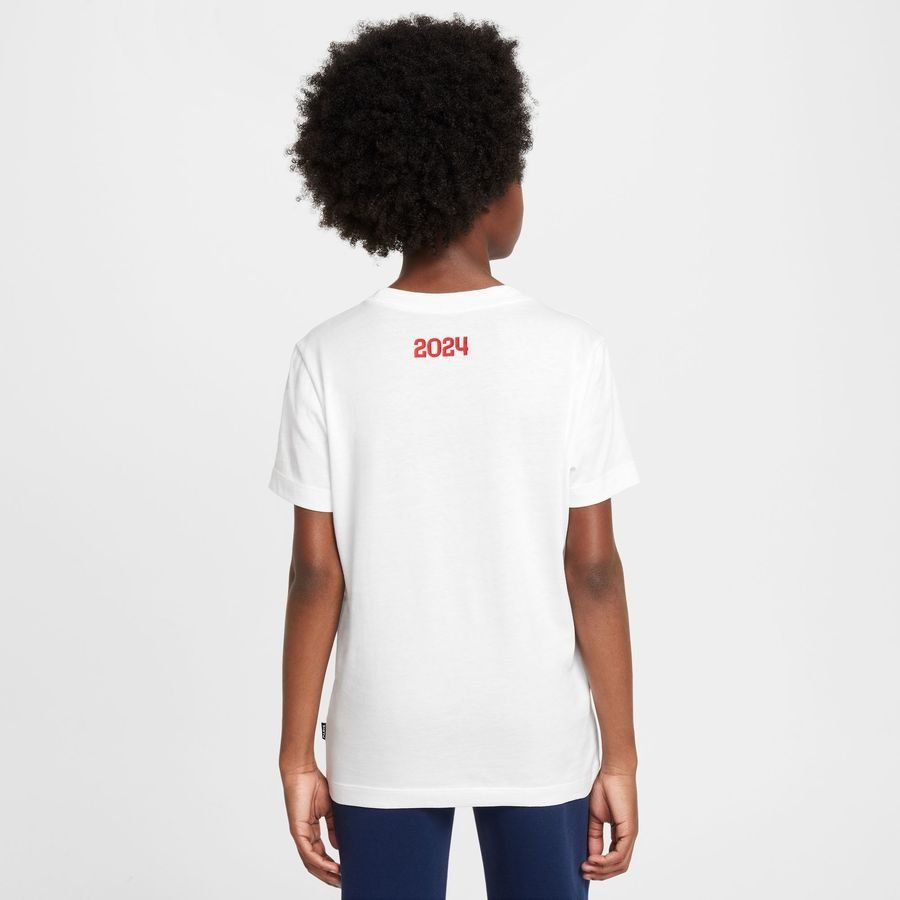 Paris Saint-Germain T-Shirt Iconic Maillot Extérieur - Blanc Enfant