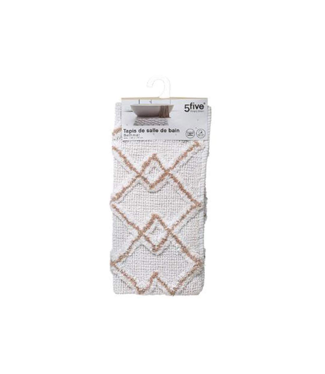 Tapis Salle de Bain Ethnique 50x75cm Taupe