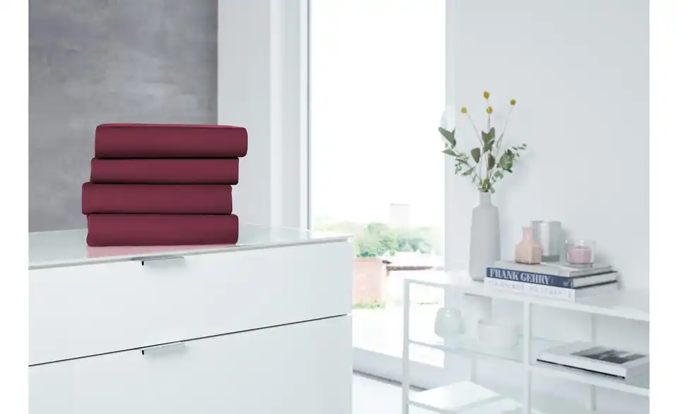 Jersey-Elastan Topperlaken 100 cm