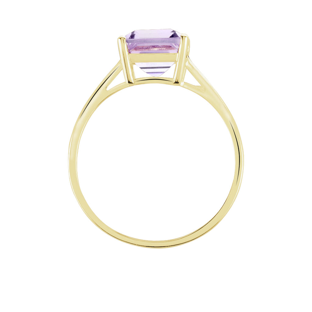 Bague Or Jaune Faraj Amethyste