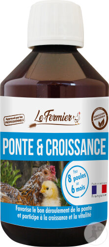 Le Fermier Ponte & Croissance Solution Buvable Volaille Flacon 250ml