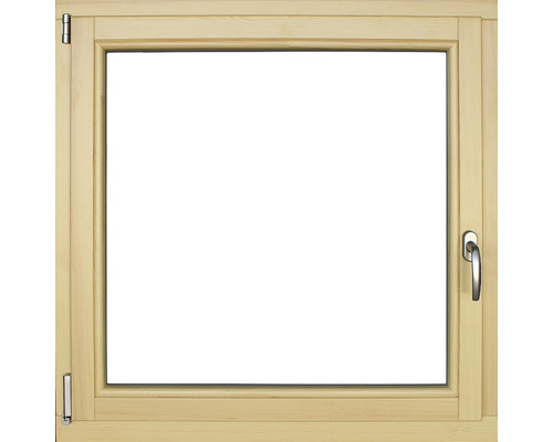 Houten raam, grenen, gelakt, 980x980 mm, DIN links