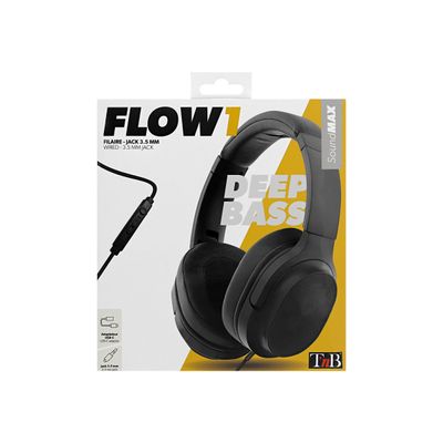 T'nB FLOW - casque sans fil avec micro - noir