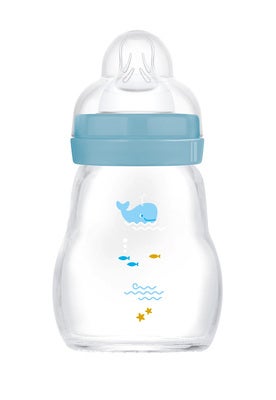 MAM Feel Good Tåteflaske Glass 170 ml, Mix