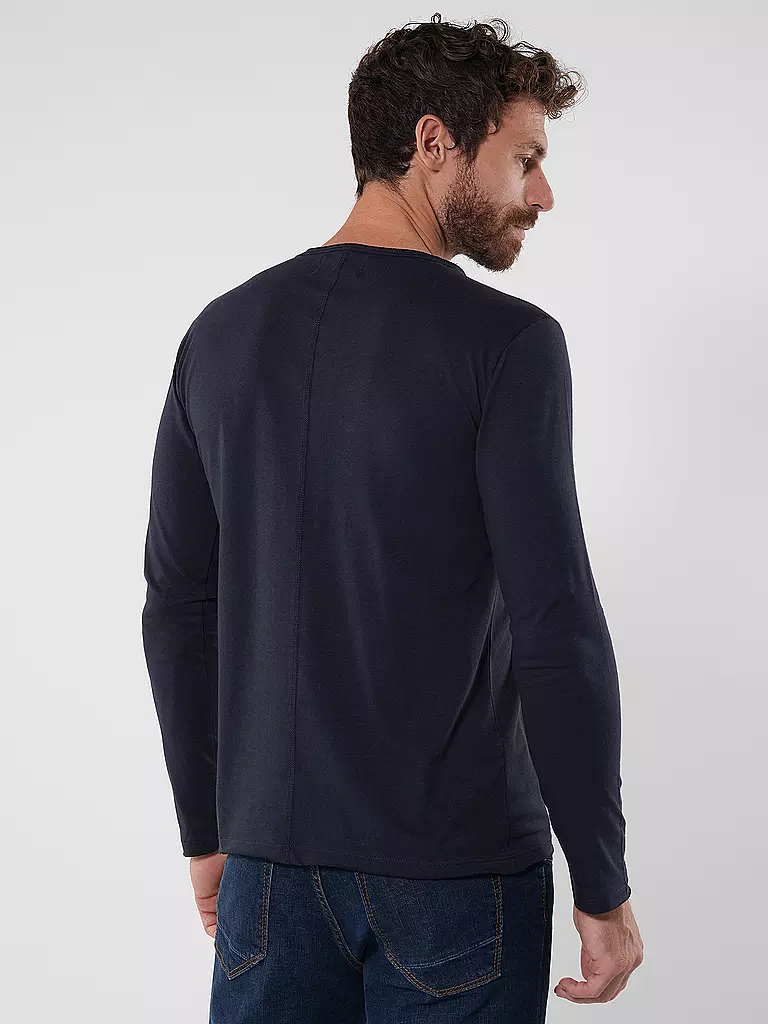 REPLAY Langarmshirt  blau