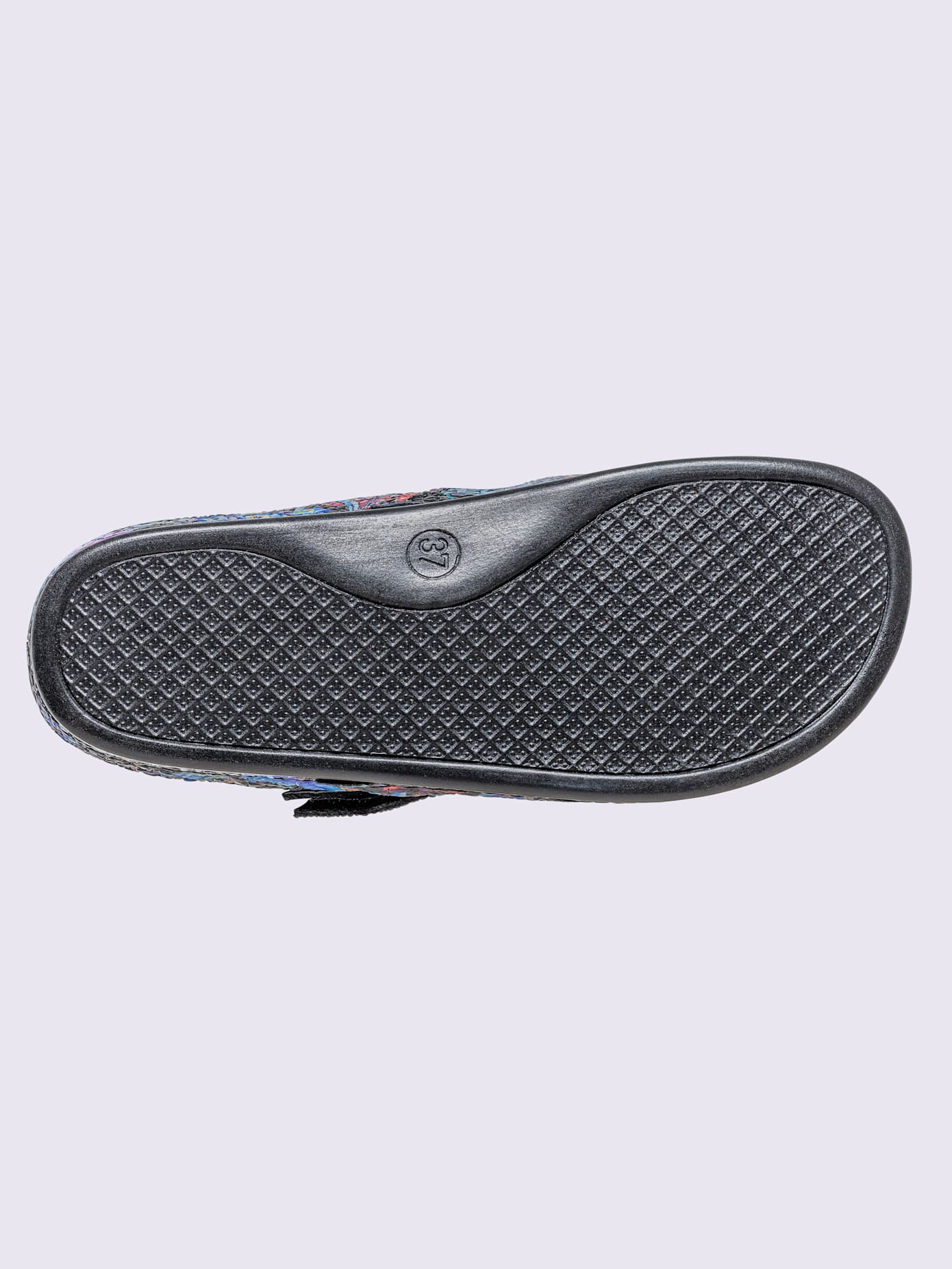 Chaussons cuir vachette gaufré