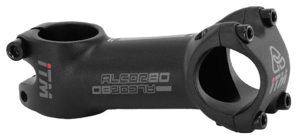 POTENCE ROUTE-VTT ITM ALCOR NOIR DECO MAT REVERSIBLE 31 8 ANGLE 10° L100mm 164g