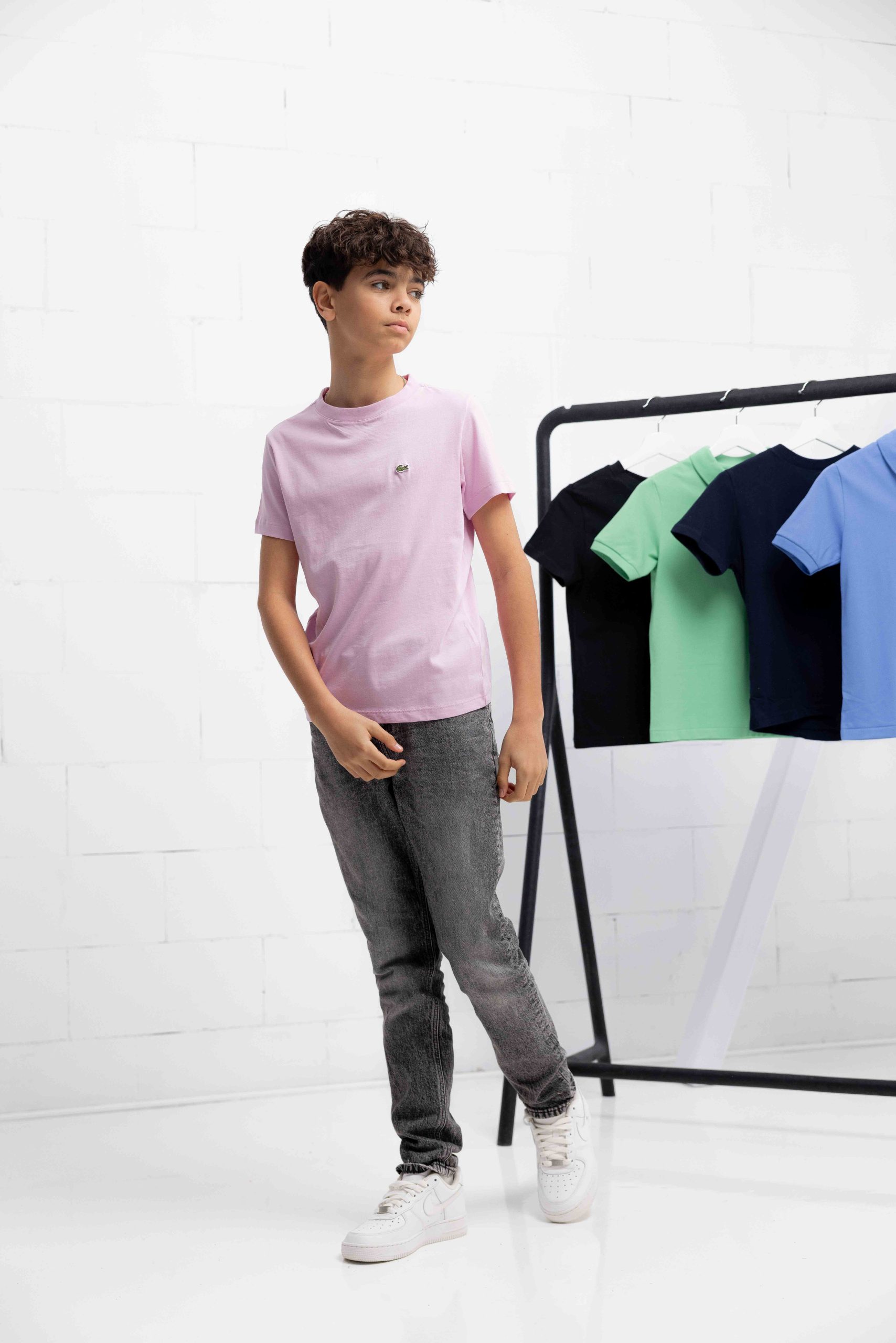 Lacoste Small Logo T-Shirt Kids Roze