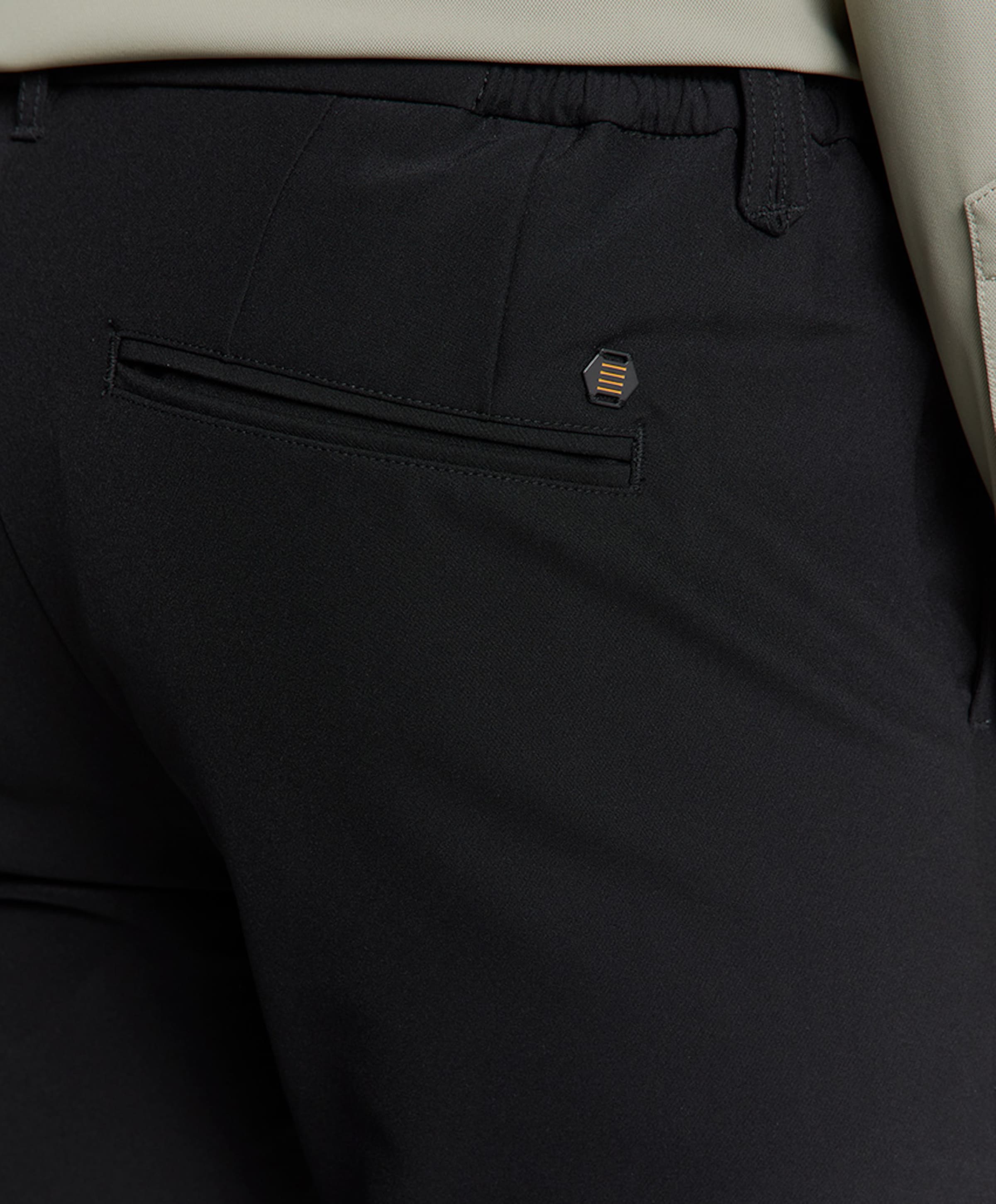 No Excess Pants Chino 4-Way Stretch Sedoc heren broek zwart