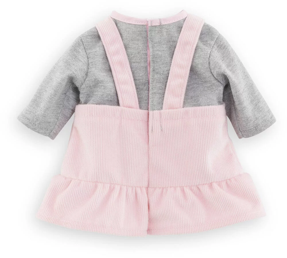 BB36 ROBE ET T SHIRT BORDS DE LOIRE - VETEMENT POUR POUPON 36CM - COROLLE VETEMENTS