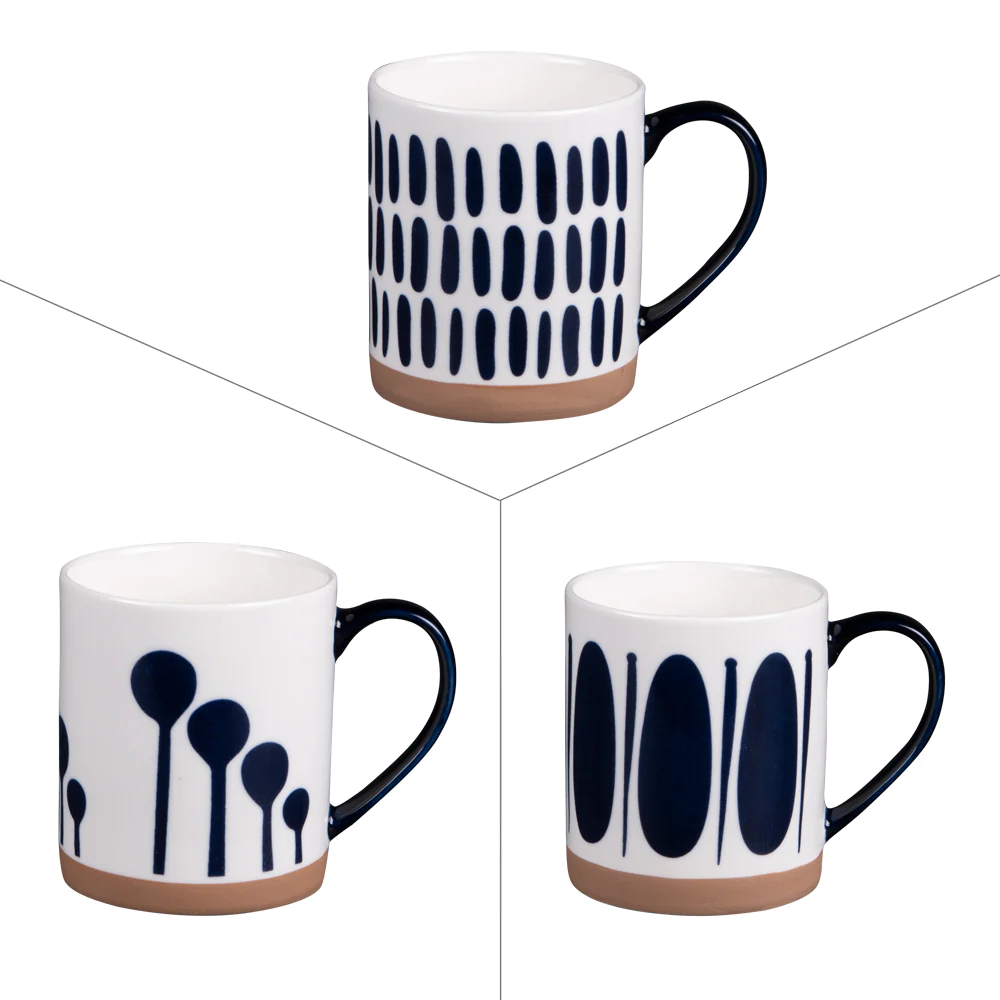 Mug Mikonos 35cl (lot de 3) Table passion