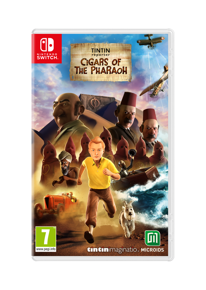 Tintin Reporter Cigars of the Pharaoh- Nintendo Switch