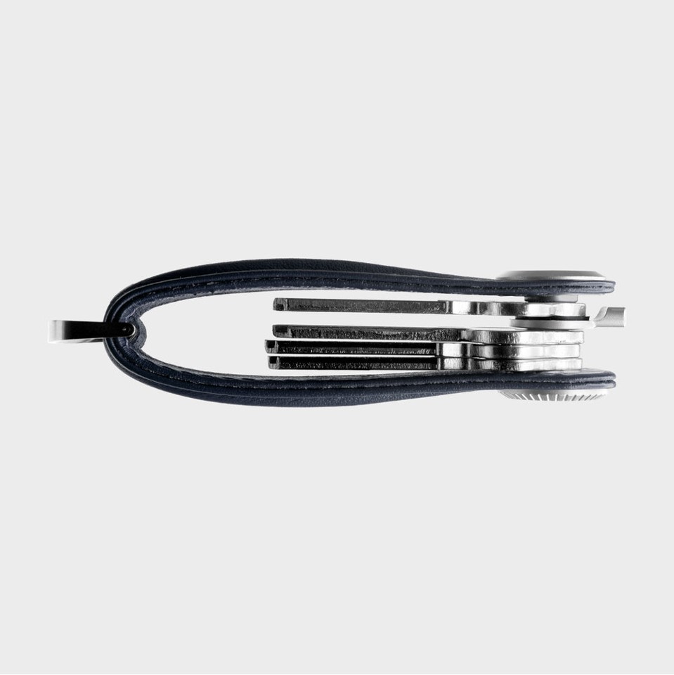 Orbitkey - Key Organiser Pro Leather - Sapphire