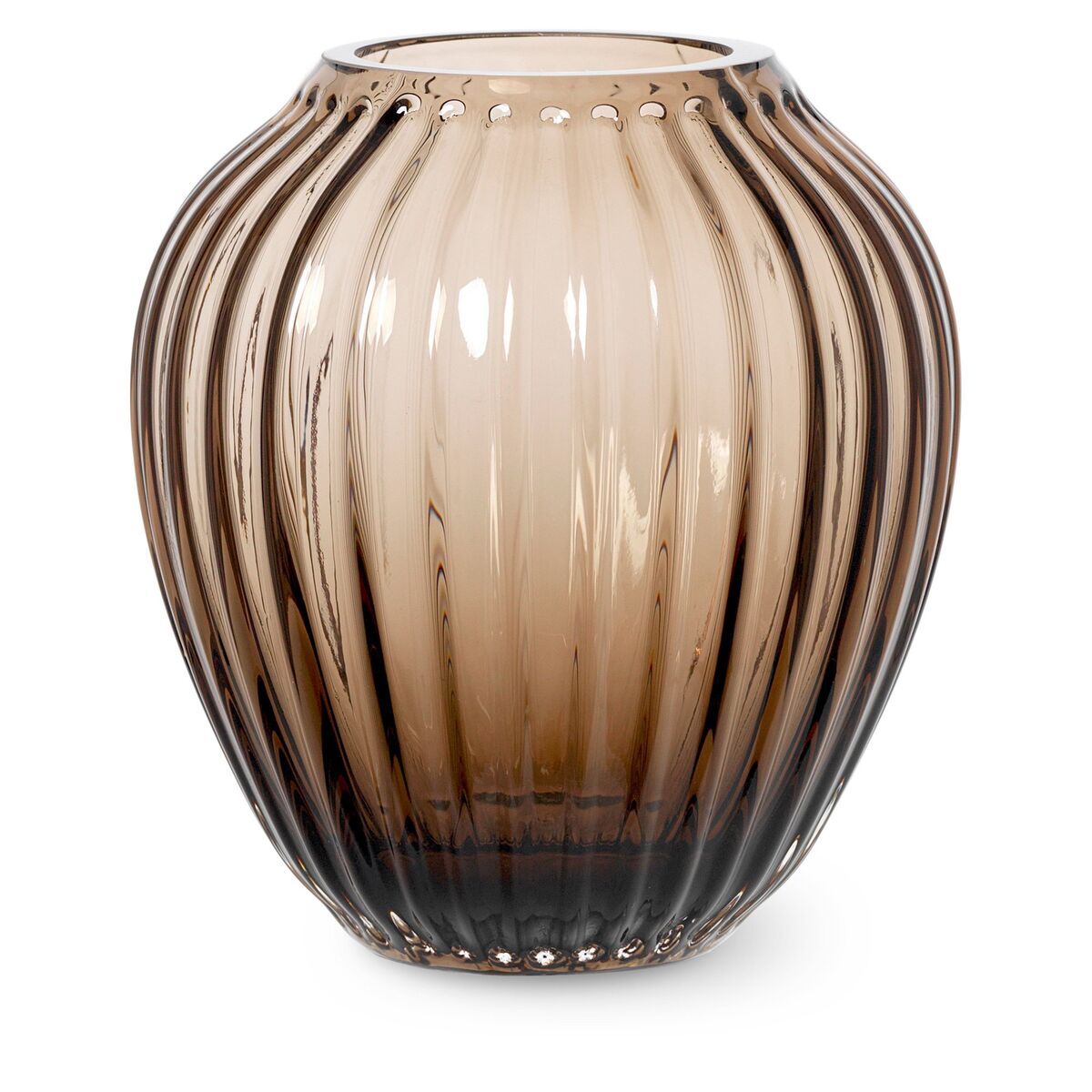 Hammershøi vase, 14 cm, valnøtt