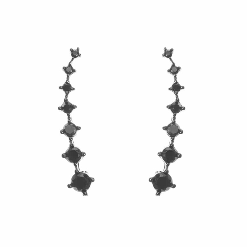 Boucles D'oreilles Angels Noir