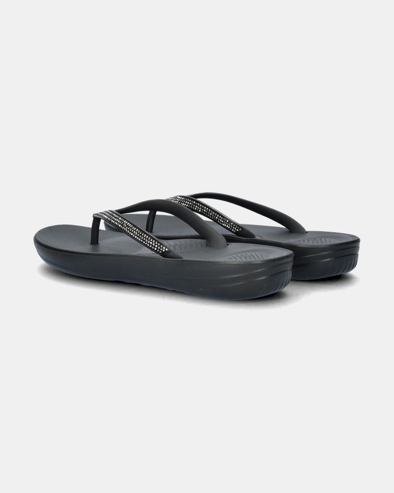 Fitflop Iqushion Sparkle Slippers  - zwart