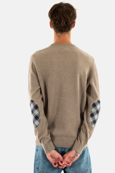 Pull hiver barbour marlow crew st51 stone