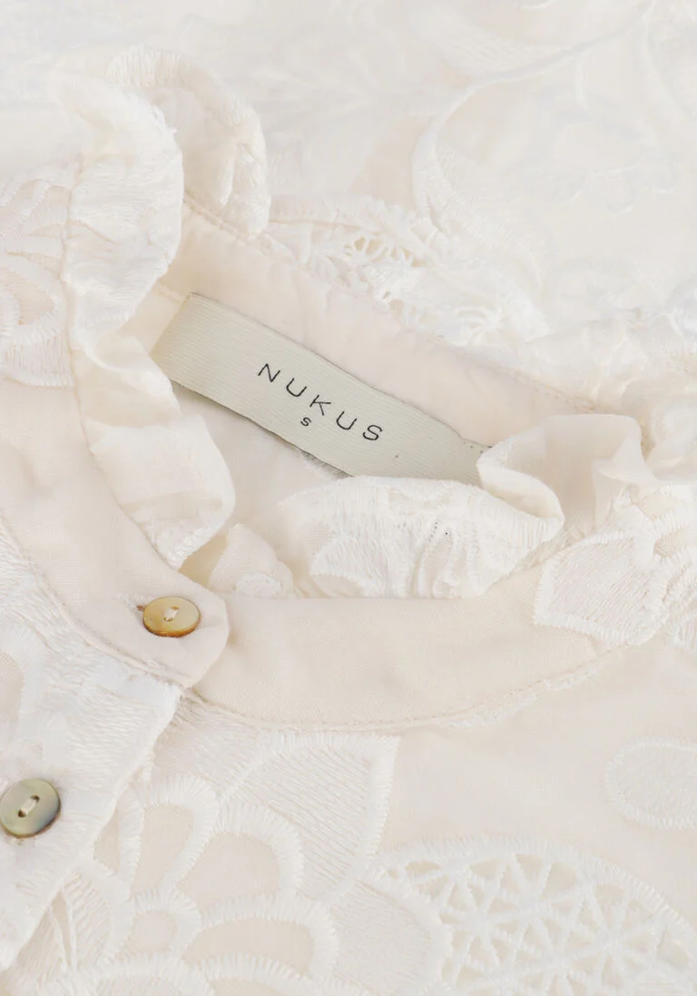 NUKUS gebroken wit nukus blouse harriet blouse
