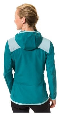 Veste Manches Longues Femme Vaude Brenva Bleu/Vert