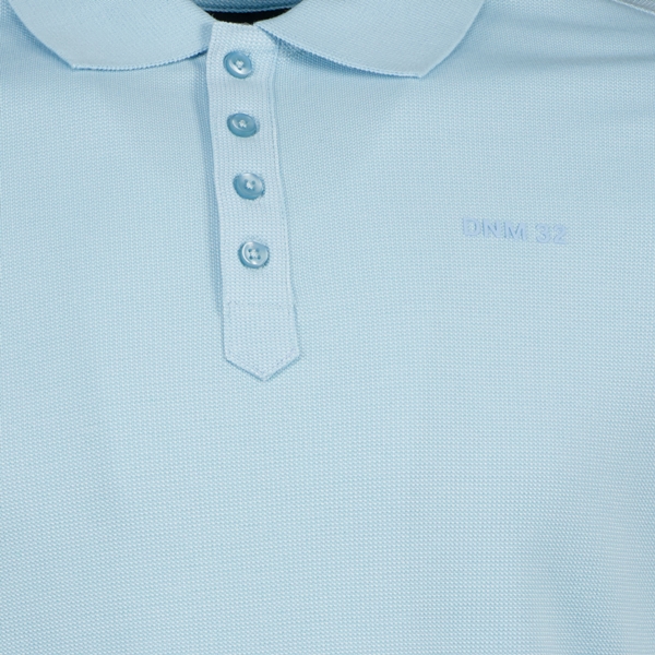 Unsigned heren polo lichtblauw