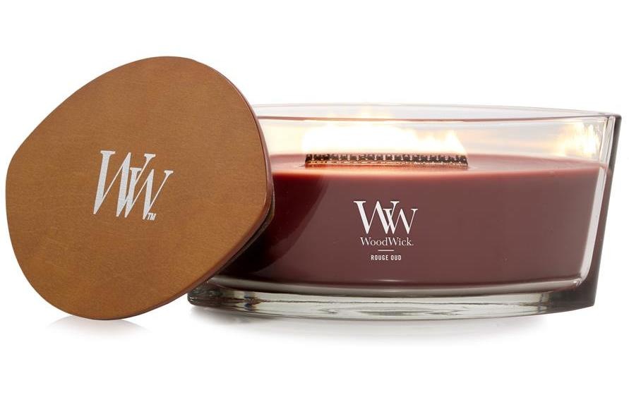 Woodwick Duftkerze »Rouge Oud Ellipse«