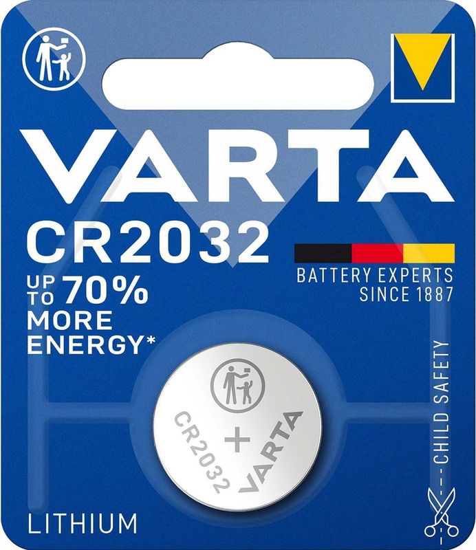 Varta - CR 2032 - Lithium Knoopcel Batterij - 3 Volt