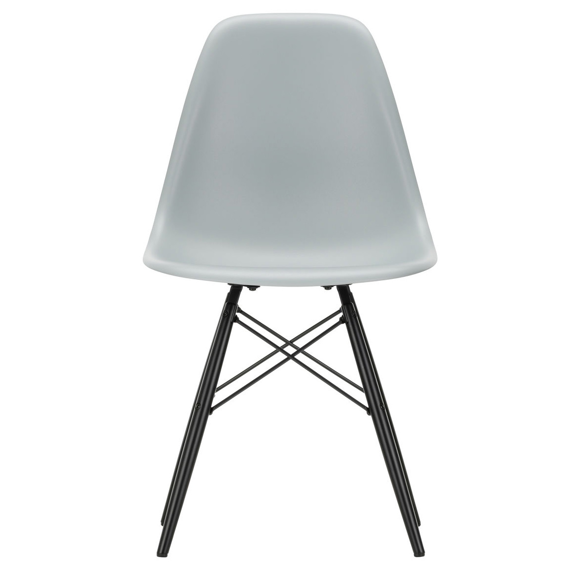 Eetkamerstoel DSW Light grey RE esdoorn zwart