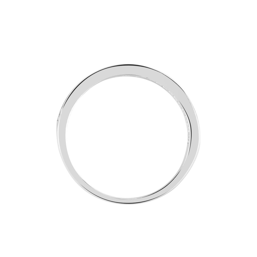 Bague Kaycee Argent Blanc Oxyde De Zirconium