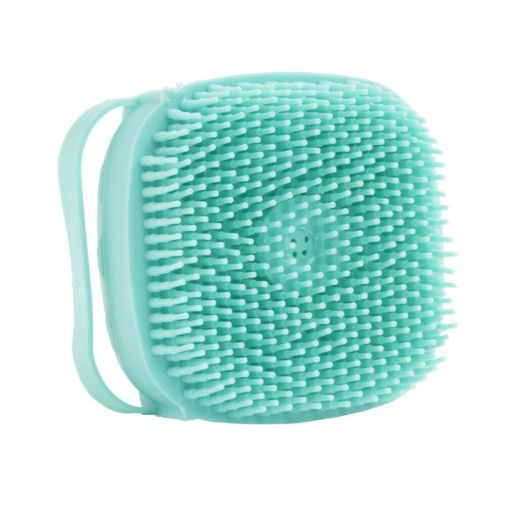 Brosse de nettoyage silicone souple avec réservoir 3 coloris