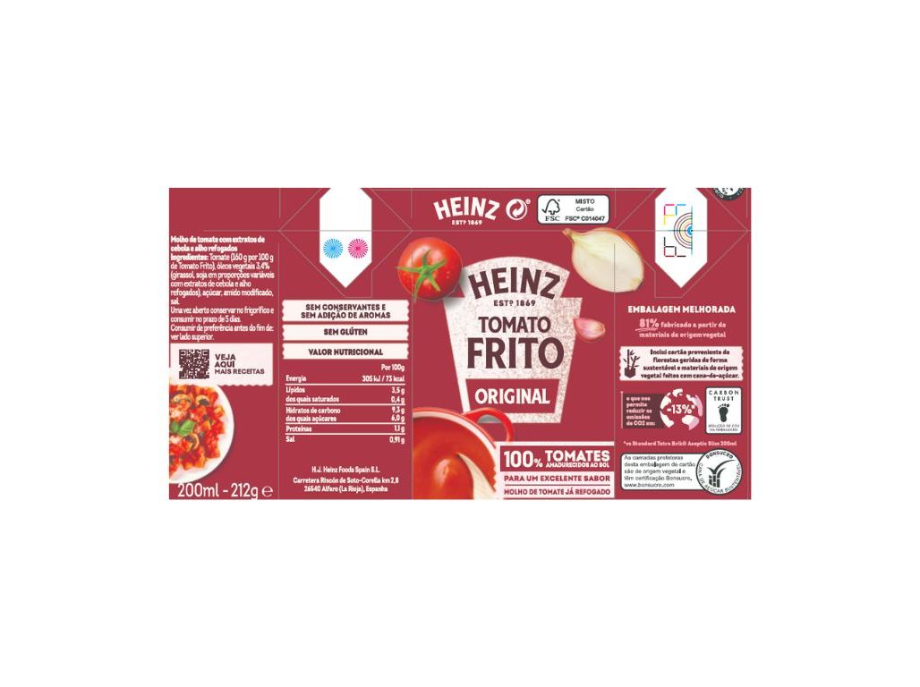 COGUMELOS INTEIROS FERBAR PACK OF. TOMATE FRITO 502G