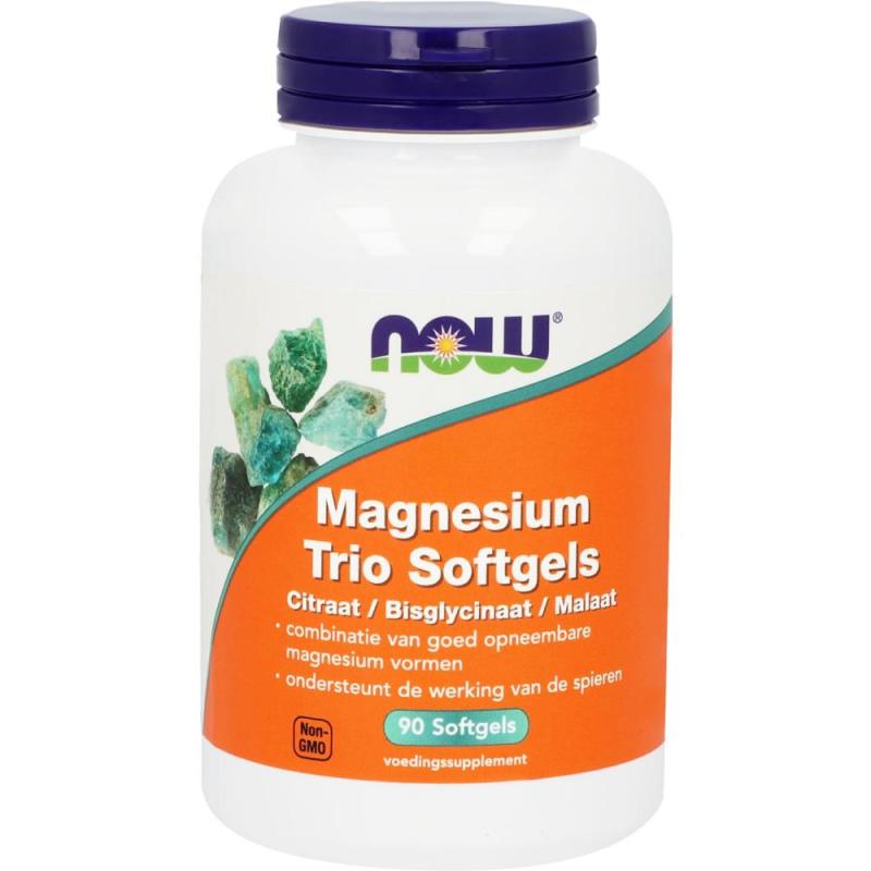 Now Magnesium Trio 90 softgels