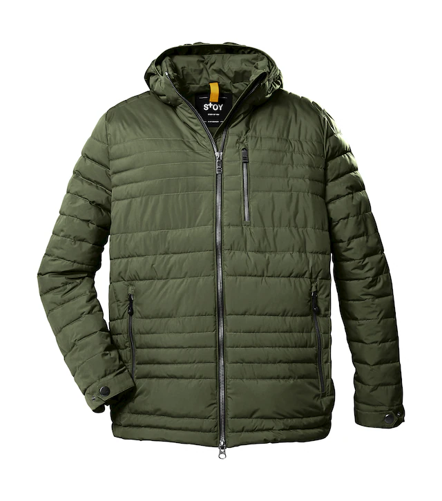 STOY Steppjacke »STW 16 MN QLTD JCKT« Atmungsaktive, wasserabweisende Steppjacke mit abzippbarer Kapuze