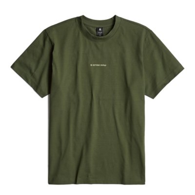 Tee-shirt à manches courtes homme Center Chest Logo VERT G-STAR