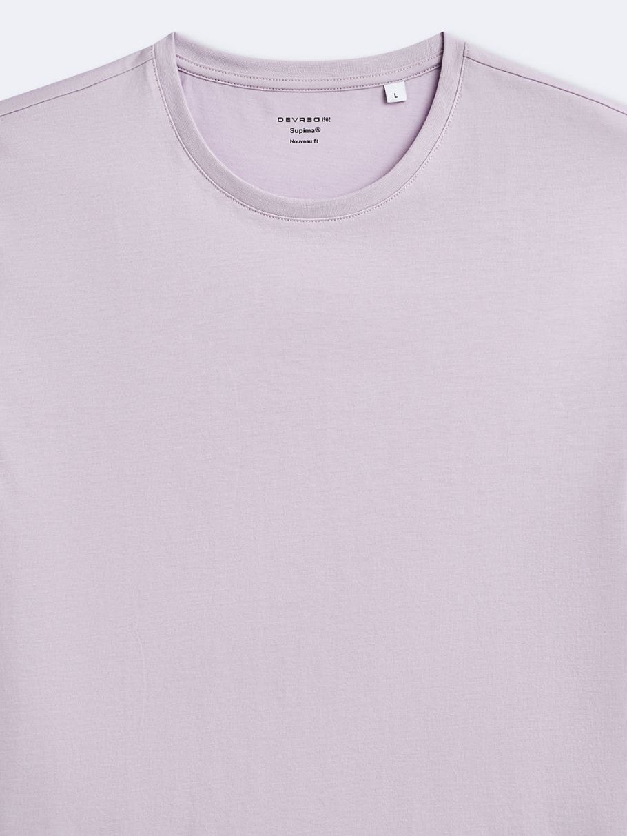 Tee-shirt en coton supima® uni