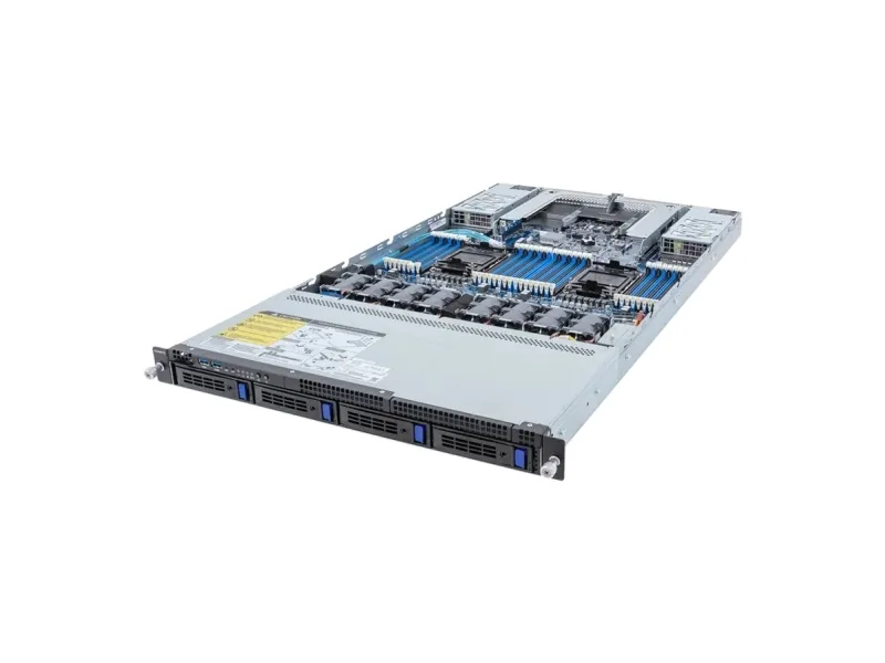 Gigabyte R183-Z90 (rev. AAD2) - Server - rack-monterbar 1U - 2-vejs - uden CPU - RAM 0 GB - SATA/SAS - hot-swap 2.5