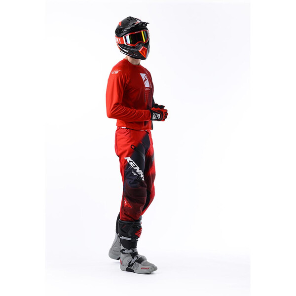 Kenny - Pantalon Titanium Tones Rouge / Noir