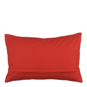 Kussen rood - l55xb35xh10cm