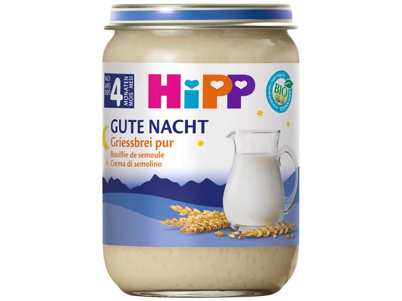 HIPP Bio Griessbrei pur 190 g Griessbrei pur für Babys