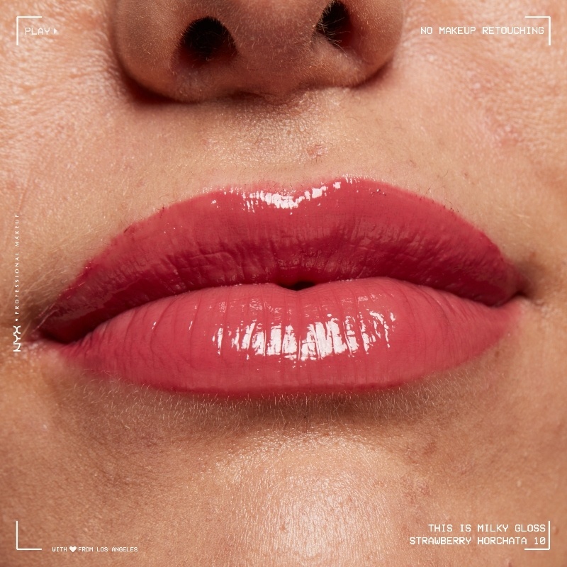 NYX Prof. Makeup This Is Milky Gloss 4 ml - 10 Strawberry Horchata