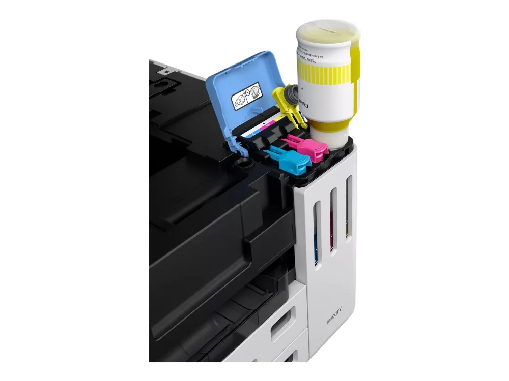 Canon MAXIFY GX5550 - Printer - farve - Duplex - blækprinter - ITS - A4/Legal - 600 x 1200 dpi - op til 24 ipm (mono) / op til 15.5 ipm (farve) - kapacitet: 600 ark - LAN, Wi-Fi(n), USB 2.0