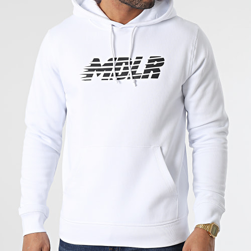 Sweat Capuche MDLR Blanc Noir