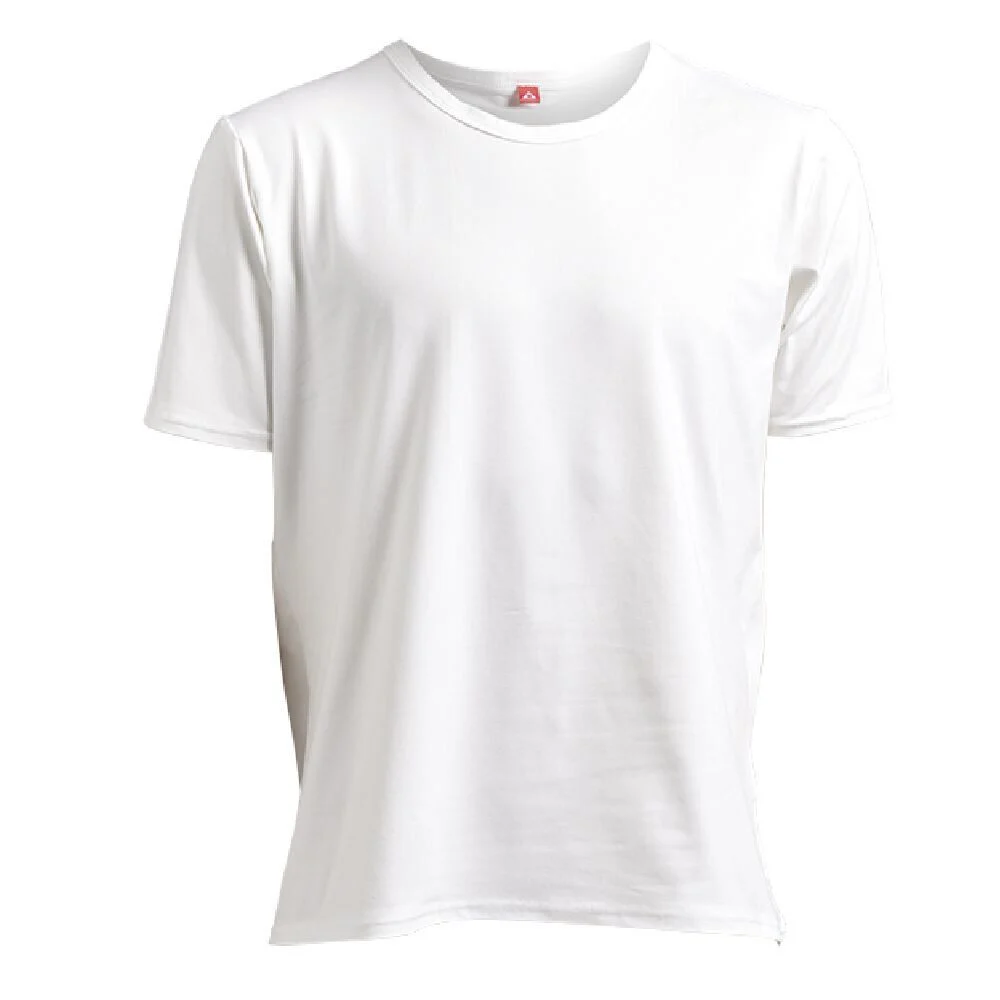 T shirt homme fibre de bambou élasthanne blanc - Taille L