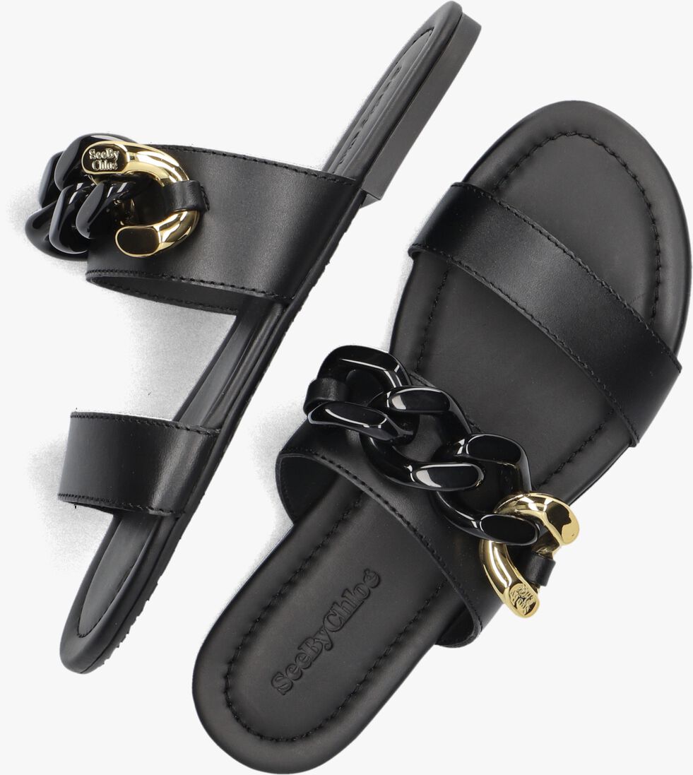 SEE BY CHLO\u00C9 zwarte see by chlo&eacute; slippers monyca slipper