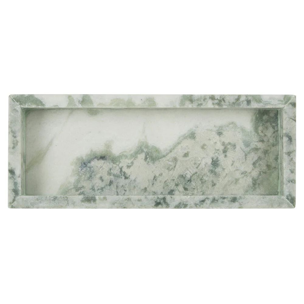 Bahne Interior  Marmor Rectangular bakke - Floral Green